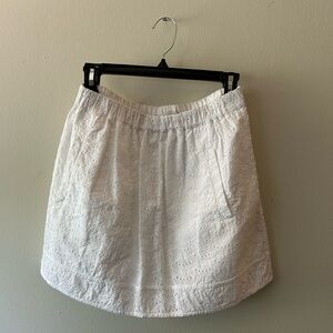 J Crew white skirt